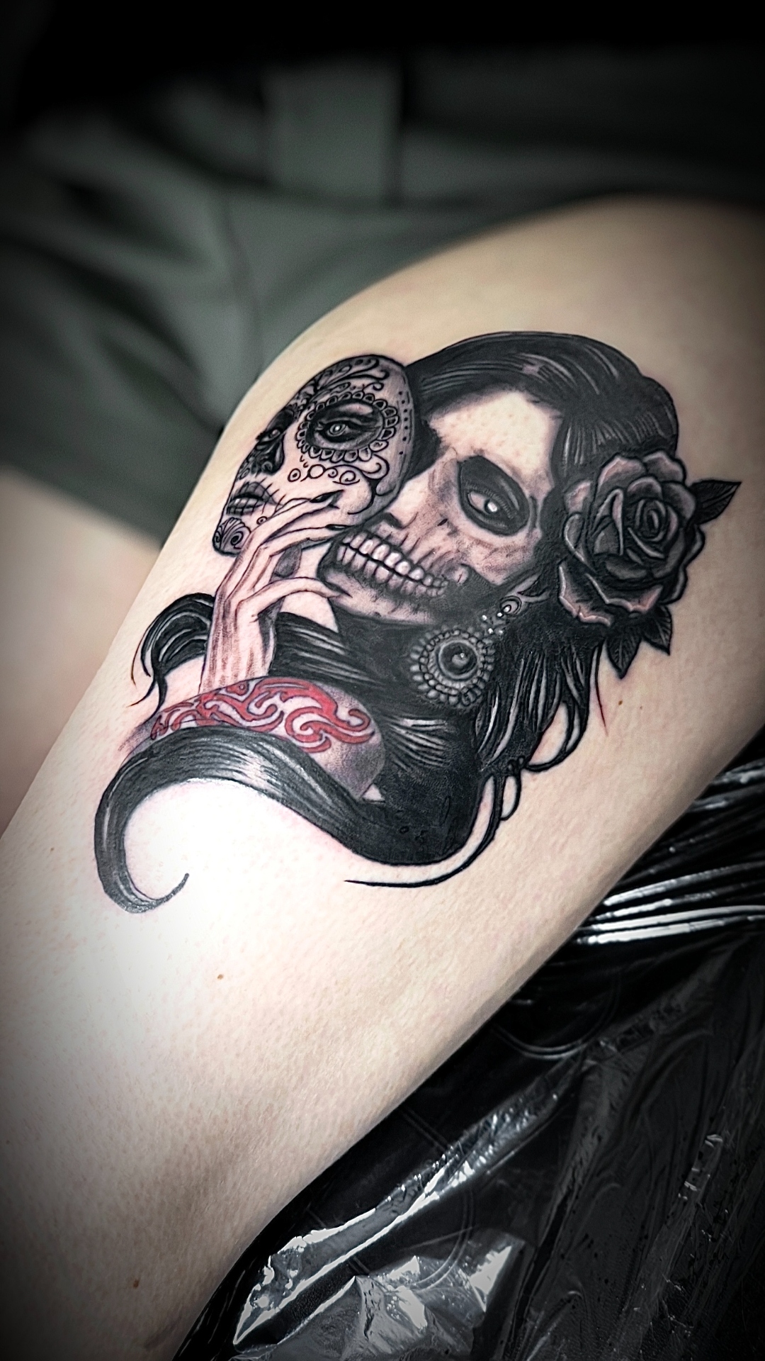 Wikinger Raben Vegvisir Tattoo